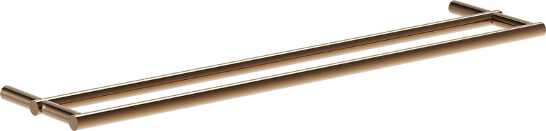 Mexen Loop podwójny wieszak na ręcznik, różowe złoto  - 70A71047-60