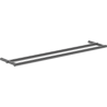 Mexen Loop podwójny wieszak na ręcznik, gun gray szczotkowany - 70A71047-66
