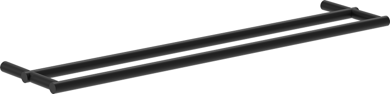 Mexen Loop podwójny wieszak na ręcznik, czarny - 70A71047-70