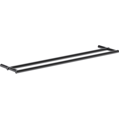 Mexen Loop podwójny wieszak na ręcznik, black chrome - 70A71047-73