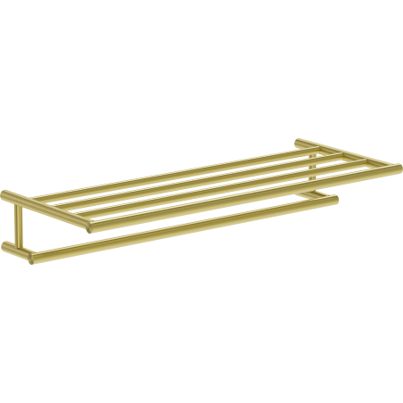 Mexen Loop półka na ręcznik, złoty szczotkowany - 70A71081-55
