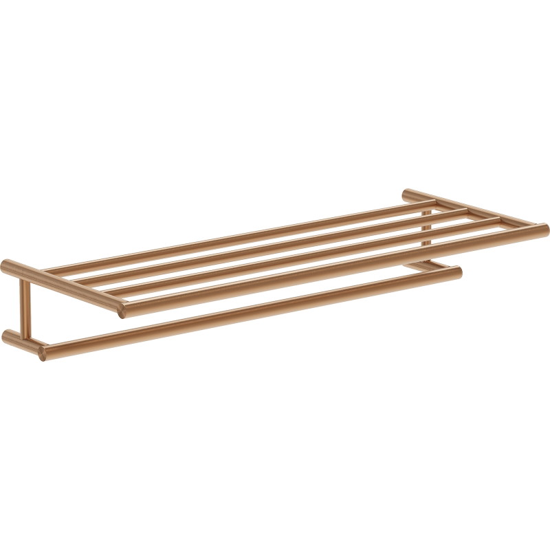 Mexen Loop półka na ręcznik, miedź szczotkowana - 70A71081-65