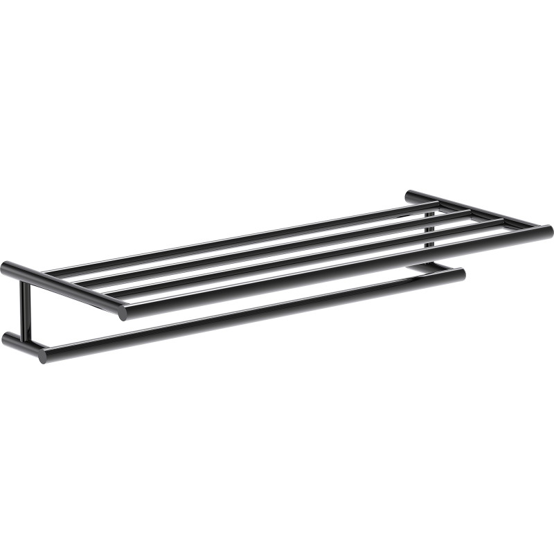 Mexen Loop półka na ręcznik, black chrome - 70A71081-73