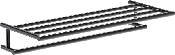 Mexen Loop półka na ręcznik, black chrome - 70A71081-73