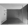 Mexen Kioto ścianka prysznicowa Walk-in 60 x 200 cm, transparent 8 mm, chrom - 800-060-101-01-00