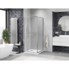 Mexen Linea kabina prysznicowa rozsuwana 90 x 90 cm, transparent, chrom - 8E1-090-090-01-01