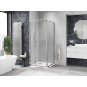 Mexen Linea kabina prysznicowa rozsuwana 100 x 100 cm, transparent, chrom - 8E1-100-100-01-01