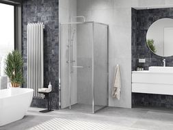 Mexen Linea kabina prysznicowa rozsuwana 95 x 95 cm, transparent, chrom - 8E1-095-095-01-01