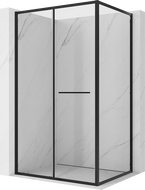 Mexen Linea kabina prysznicowa rozsuwana 80 x 85 cm, transparent, czarna - 8E1-080-085-70-70