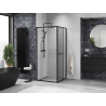 Mexen Linea kabina prysznicowa rozsuwana 85 x 85 cm, transparent, czarna - 8E1-085-085-70-70