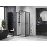 Mexen Linea kabina prysznicowa rozsuwana 95 x 95 cm, transparent, czarna - 8E1-095-095-70-70