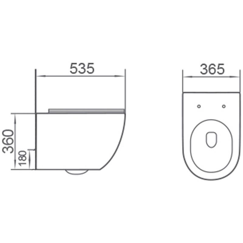 Mexen Lena 2.0  miska wc Rimless Tornado z deską wolnoopadającą slim, duroplast, kaszmir mat - 3022L4032T