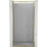 Mexen Exo-3S drzwi prysznicowe rozsuwane 70 cm, transparent, złote - 8153-070-000-50-00