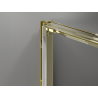 Mexen Exo-3S drzwi prysznicowe rozsuwane 75 cm, transparent, złote - 8153-075-000-50-00