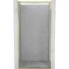Mexen Exo-3S drzwi prysznicowe rozsuwane 80 cm, transparent, złote - 8153-080-000-50-00