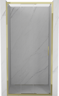 Mexen Exo-3S drzwi prysznicowe rozsuwane 85 cm, transparent, złote - 8153-085-000-50-00