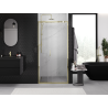 Mexen Exo-3S drzwi prysznicowe rozsuwane 95 cm, transparent, złote - 8153-095-000-50-00