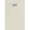 Mexen Hugo brodzik prostokątny SMC 120 x 90 cm, beżowy, maskownica inox - 42699012-X