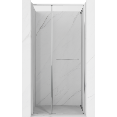 Mexen Linea drzwi prysznicowe rozsuwane 80 cm, transparent, chrom - 8E1-080-000-01-01