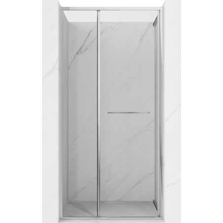 Mexen Linea drzwi prysznicowe rozsuwane 120 cm, transparent, chrom - 8E1-120-000-01-01