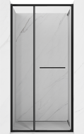 Mexen Linea drzwi prysznicowe rozsuwane 85 cm, transparent, czarne - 8E1-085-000-70-70