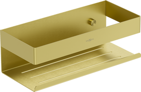 Mexen Brin-L koszyk łazienkowy, złoty szczotkowany - 70A8730-55