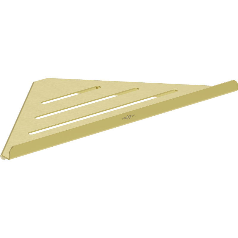 Mexen Diva-C koszyk łazienkowy narożny, złoty szczotkowany - 70A8528-55