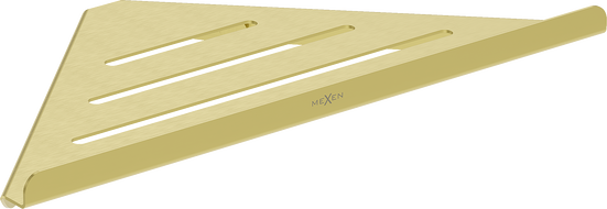 Mexen Diva-C koszyk łazienkowy narożny, złoty szczotkowany - 70A8528-55