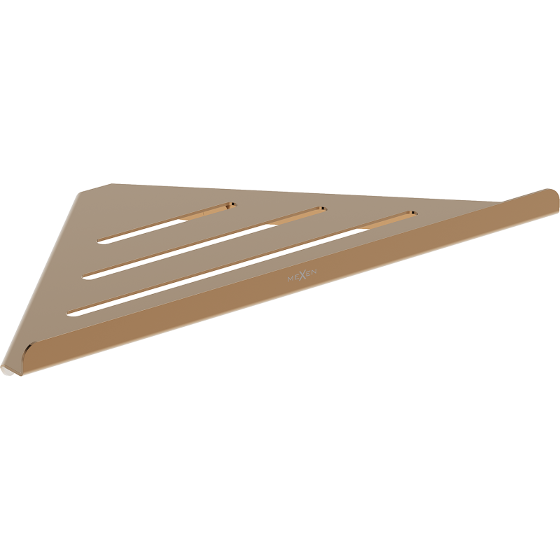 Mexen Diva-C koszyk łazienkowy narożny, różowe złoto - 70A8528-60