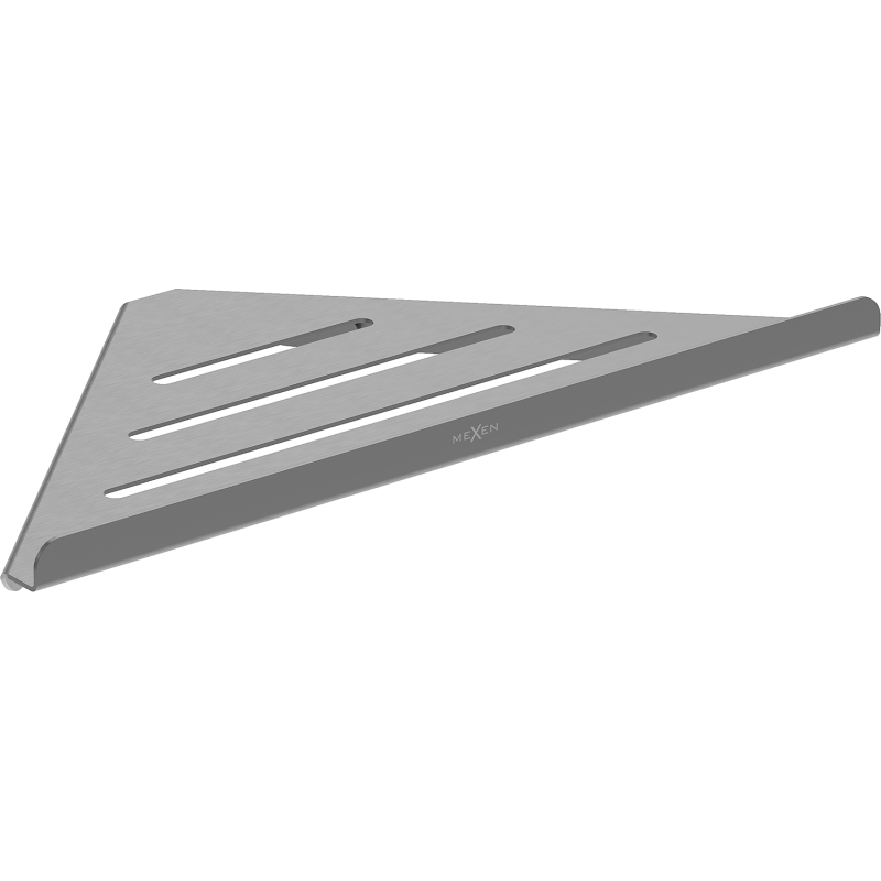 Mexen Diva-C koszyk łazienkowy narożny, gun gray szczotkowany - 70A8528-66