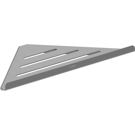 Mexen Diva-C koszyk łazienkowy narożny, gun gray szczotkowany - 70A8528-66