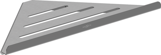 Mexen Diva-C koszyk łazienkowy narożny, gun gray szczotkowany - 70A8528-66
