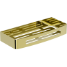 Mexen Laxo-L koszyk łazienkowy, złoty - 70A8713-50
