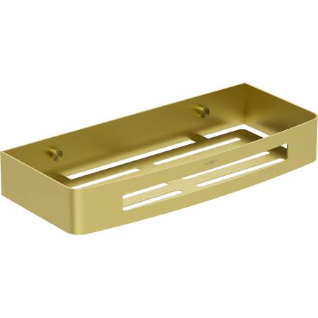 Mexen Laxo-L koszyk łazienkowy, złoty szczotkowany - 70A8713-55