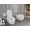 Mexen Carmen miska wc Rimless z deską wolnoopadającą slim, duroplast, biała połysk - 30880500