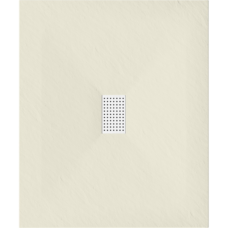 Mexen Hugo brodzik prostokątny SMC 120 x 100 cm, beżowy, maskownica biała - 42691012-W