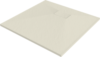 Mexen Hugo brodzik kwadratowy SMC 90 x 90 cm, beżowy - 42699090