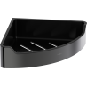 Mexen Rivon-C koszyk łazienkowy narożny, black chrome - 70A8525-73