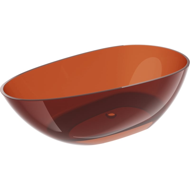 Mexen Glass earth wanna wolnostojąca transparentna 170 x 85 cm, korek chrom - 58061708505