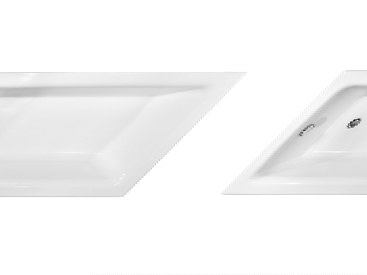 Besco Talia wanna prostokątna 110 x 70 cm, biała - WAT-110-PK