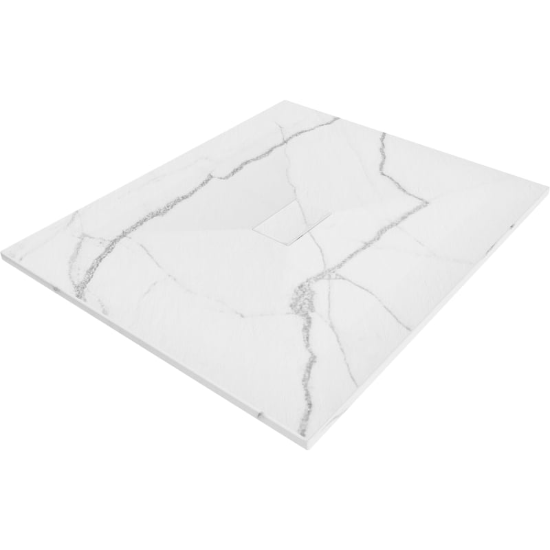 Mexen Hugo brodzik prostokątny SMC 120 x 100 cm, biały kamień - 42151012