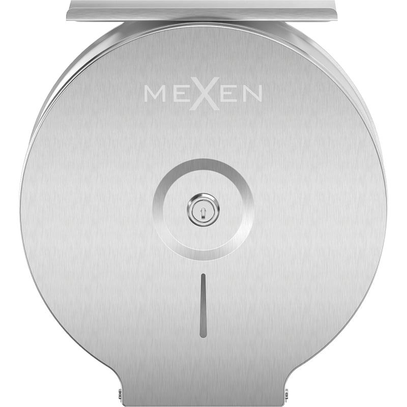 Mexen Spira-U+ pojemnik na papier toaletowy z półką na telefon, inox - 70K541-01