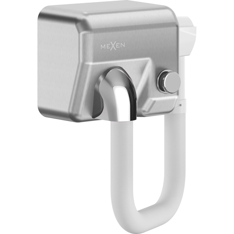 Mexen Aquis-P suszarka basenowa do włosów z wężem, 1000 W, inox - 70K210-01