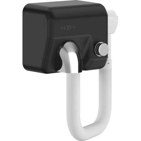 Mexen Aquis-P suszarka basenowa do włosów z wężem, 1000 W, czarna mat - 70K210-70