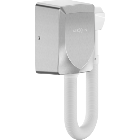 Mexen Aquis-S suszarka basenowa do włosów z wężem, 1000 W, inox - 70K200-01