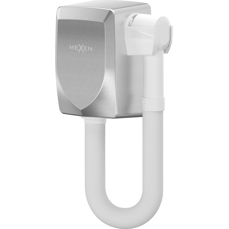 Mexen Aquis-S suszarka basenowa do włosów z wężem, 1000 W, inox - 70K200-01