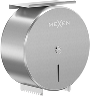 Mexen Spira-H+ pojemnik na papier toaletowy z półką na telefon, inox - 70K561-01