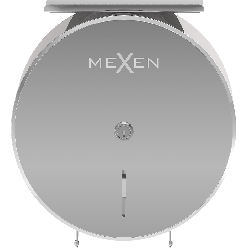 Mexen Spira-H+ pojemnik na papier toaletowy z półką na telefon, chrom - 70K561-00
