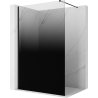 Mexen Kioto ścianka prysznicowa Walk-in 150 x 200 cm, ombre czarna 8 mm, czarna - 800-150-101-70-76