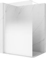 Mexen Kioto ścianka prysznicowa Walk-in 140 x 200 cm, ombre biała 8 mm, biała - 800-140-101-20-86